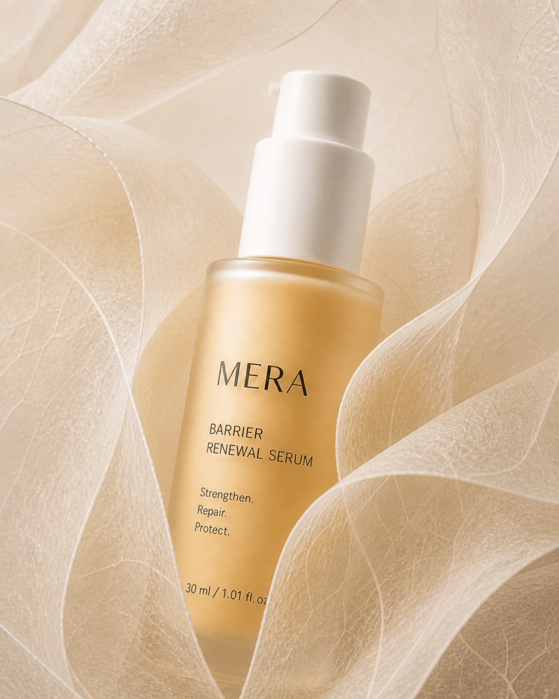 MERA serum inside the living paper barrier concept