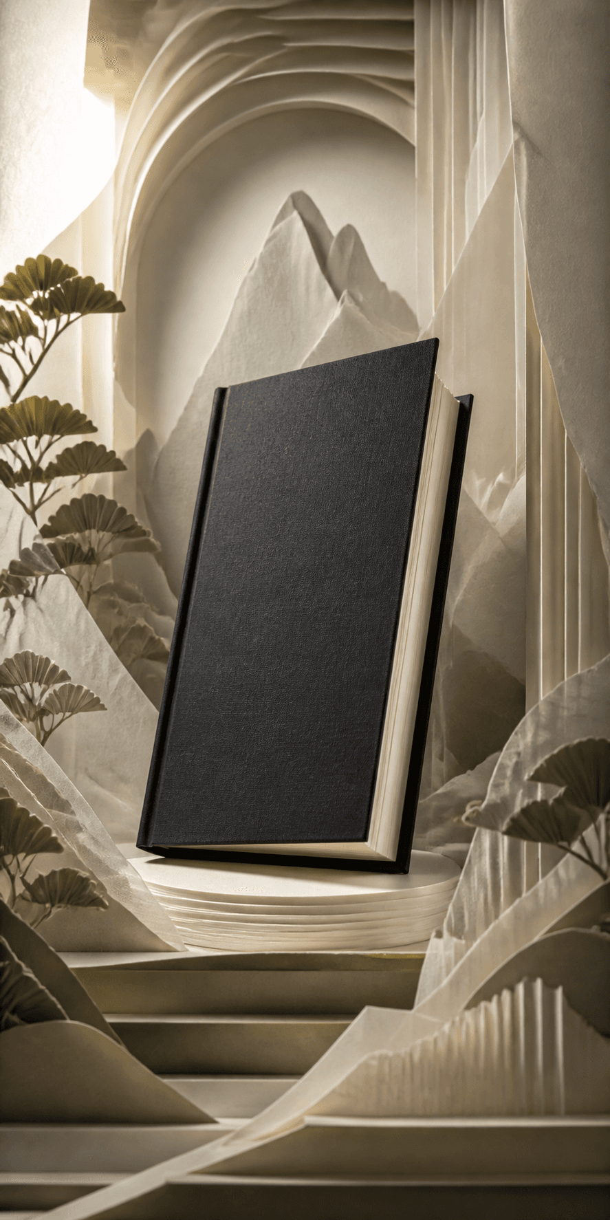 Publishing product inside a handcrafted paper world