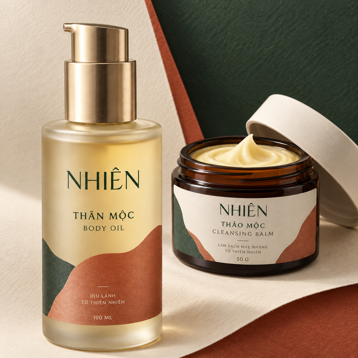 NHIÊN paper and product material detail